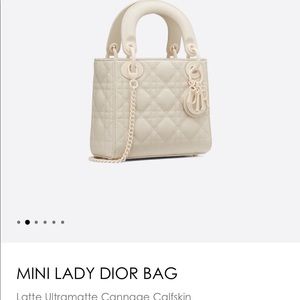 mini lady dior bag